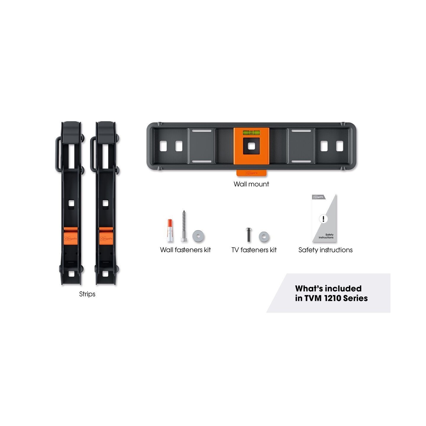 Vogels TV Wall Mount - TVM1213 - Tilt 19-43'' Black — Buy in Cyprus with Fast Delivery