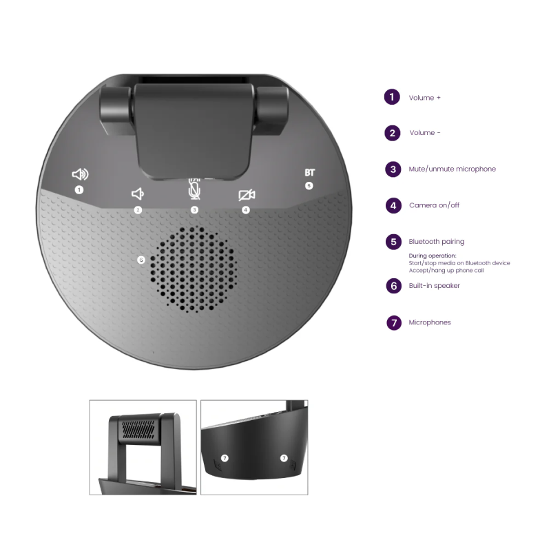 Buy Marmitek Conference Camera - 4K with Speakerphone Cam 4K Pro in Cyprus, Nicosia, Limassol, Larnaka, Pafos