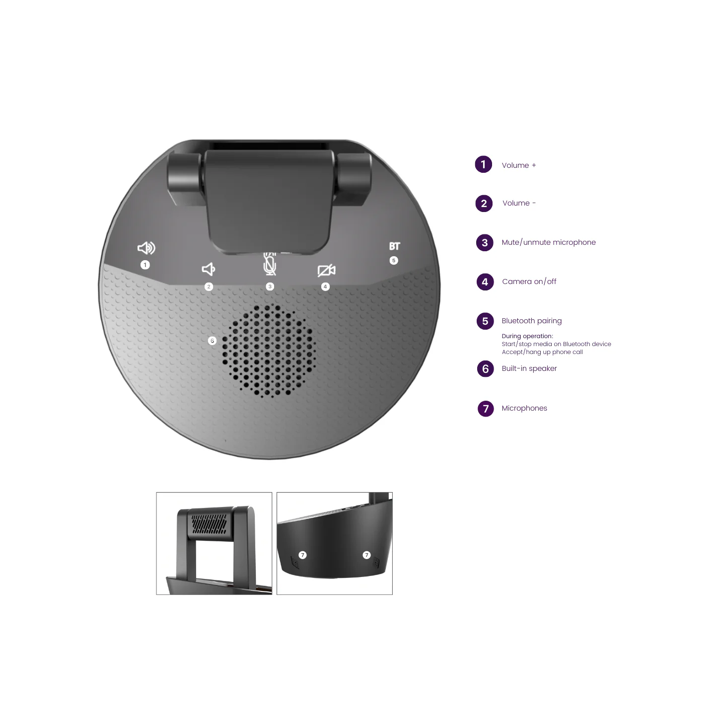 Marmitek Conference Camera - 4K with Speakerphone Cam 4K Pro — Buy in Cyprus with Fast Delivery