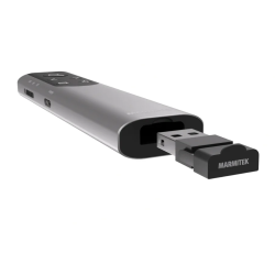 Marmitek WPR 400 Wireless Presenter Remote w/ Pointer Zoom Air Mouse - USB-C/A (Boxed) — Buy in Cyprus with Fast Delivery