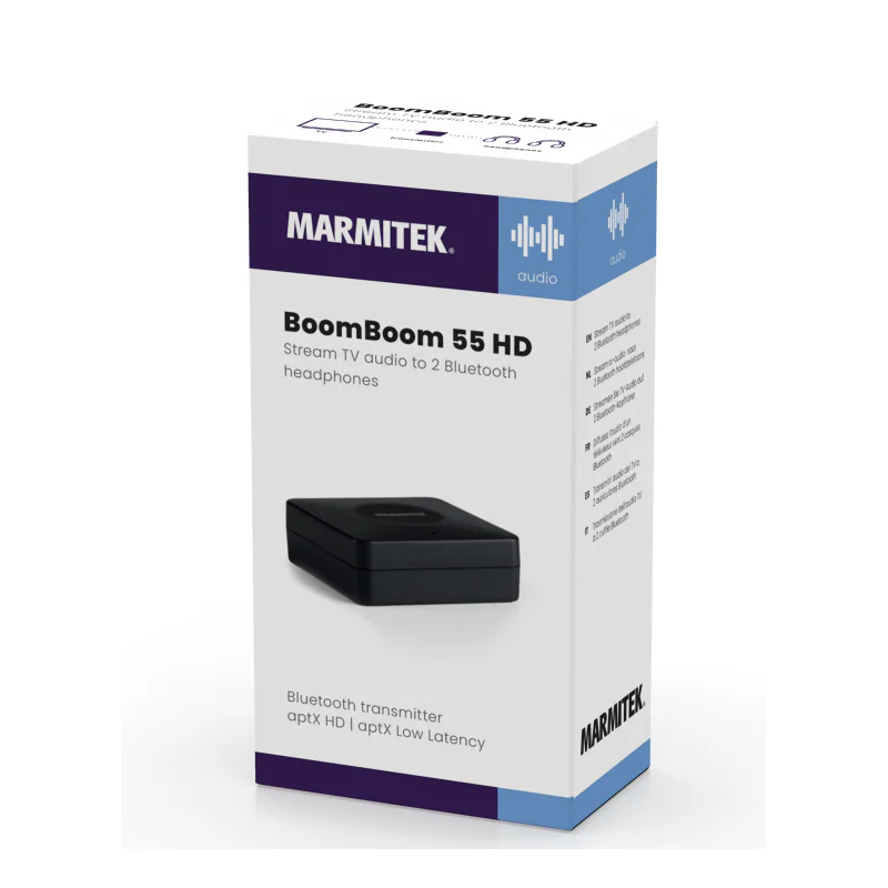 Buy Marmitek Bluetooth Transmitter - BoomBoom 55 HD - Multipair AptX Optical port in Cyprus, Nicosia, Limassol, Larnaka, Pafos