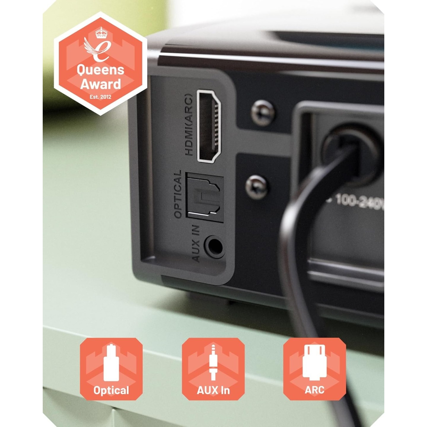 Majority Oakcastle Soundbar - SB40 - 60W BT-HDMI & Remote Control — Buy in Cyprus with Fast Delivery