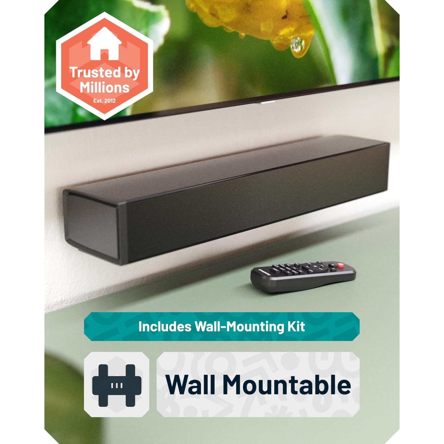 Majority Oakcastle Soundbar - SB40 - 60W BT-HDMI & Remote Control — Buy in Cyprus with Fast Delivery