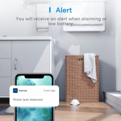 Buy Meross HomeKit Smart Water Leak Sensor - MS400HK-UK - HomeKit in Cyprus, Nicosia, Limassol, Larnaka, Pafos