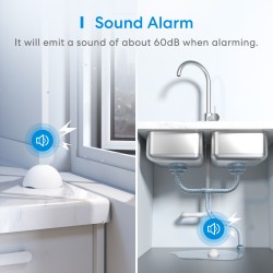 Buy Meross HomeKit Smart Water Leak Sensor - MS400HK-UK - HomeKit in Cyprus, Nicosia, Limassol, Larnaka, Pafos