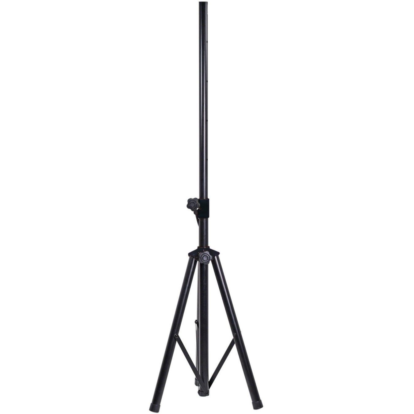 QTX Heavy Duty Steel Speaker Stand - 181.181UK - Single Unit, Max Weight 60kg, Max Height 1.7m