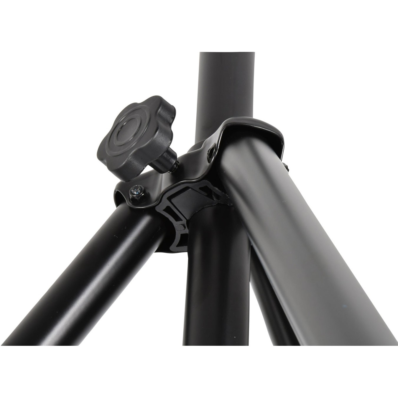 QTX Heavy Duty Steel Speaker Stand - 181.181UK - Single Unit, Max Weight 60kg, Max Height 1.7m
