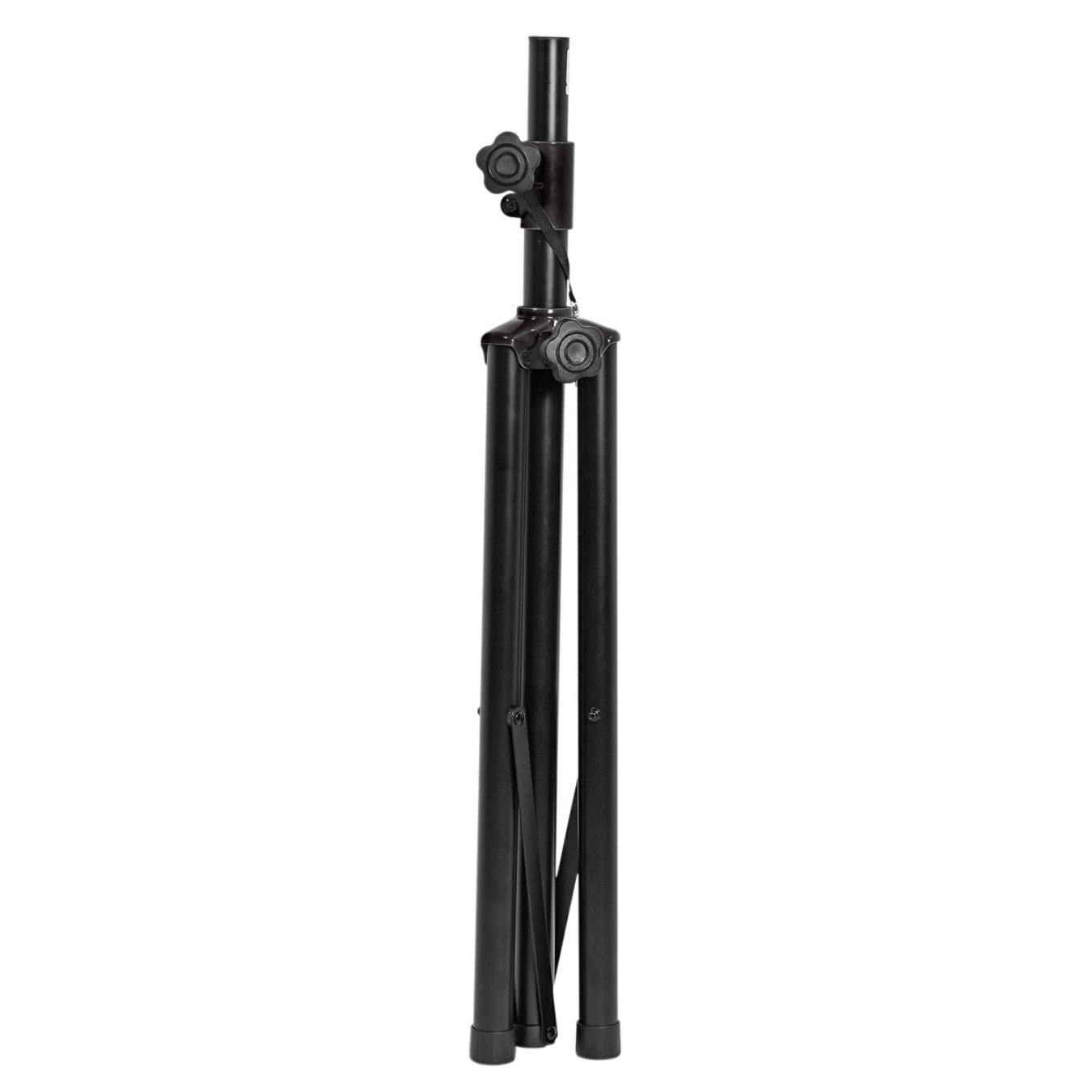 QTX Heavy Duty Steel Speaker Stand - 181.181UK - Single Unit, Max Weight 60kg, Max Height 1.7m