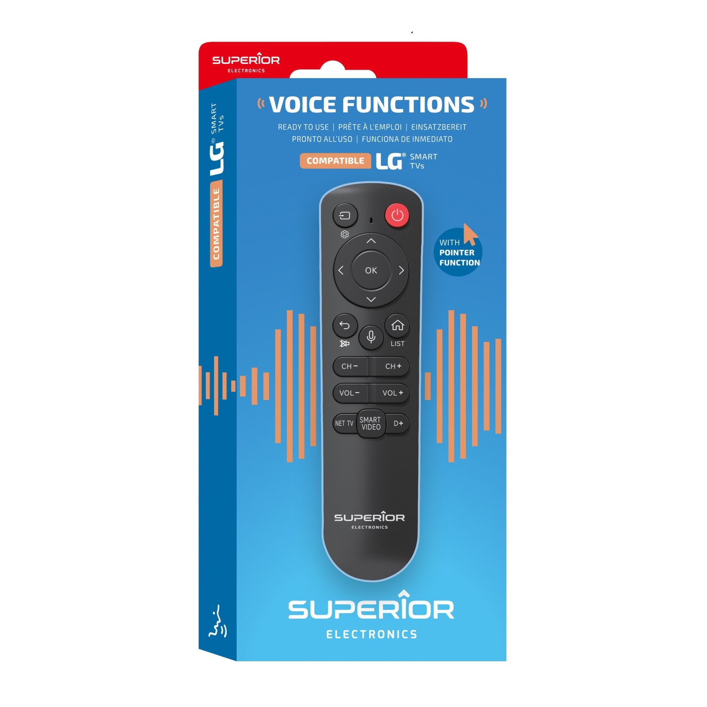 Superior LG Voice Replacement Air Mouse TV Remote Control - Air Mouse, TV Remote Control — Buy in Cyprus with Fast Delivery
