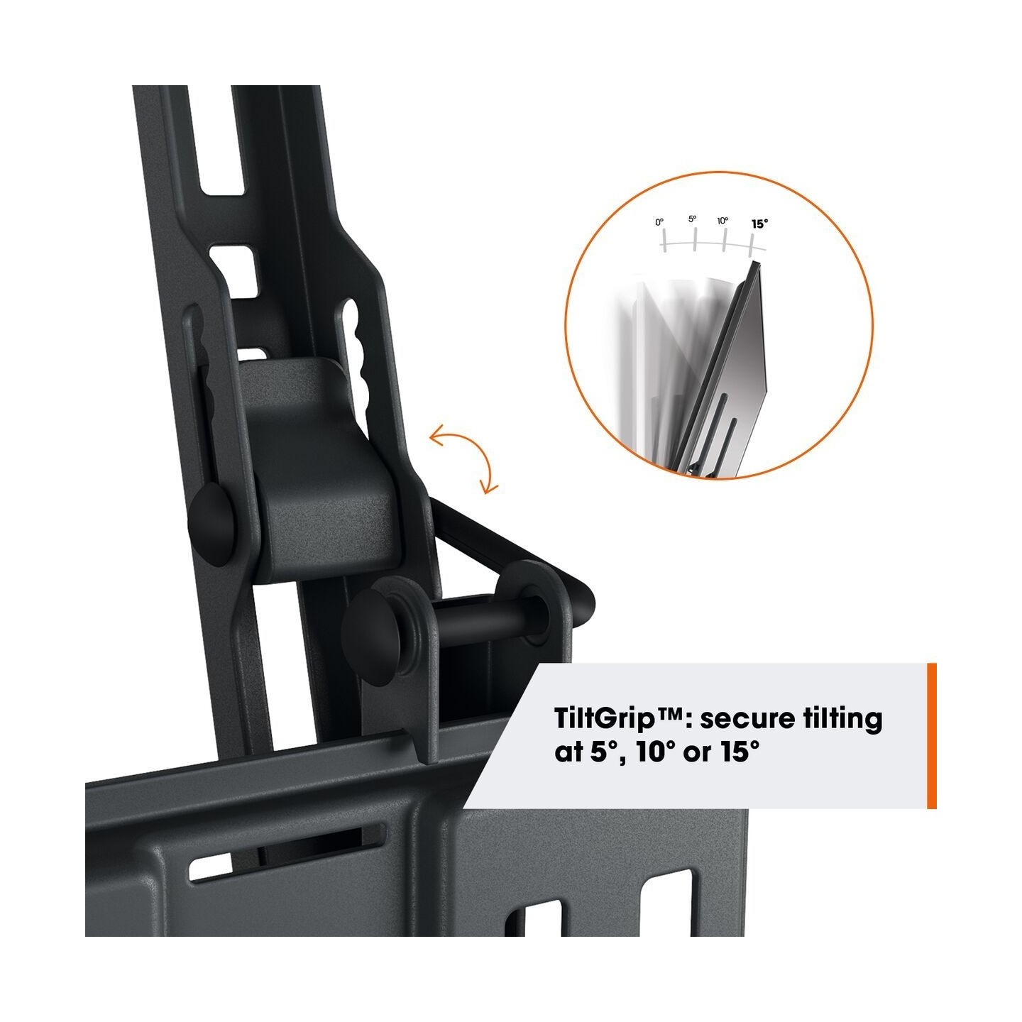 Vogels TV Wall Mount 40-77'' Black - TVM1613 - Tilt — Buy in Cyprus with Fast Delivery