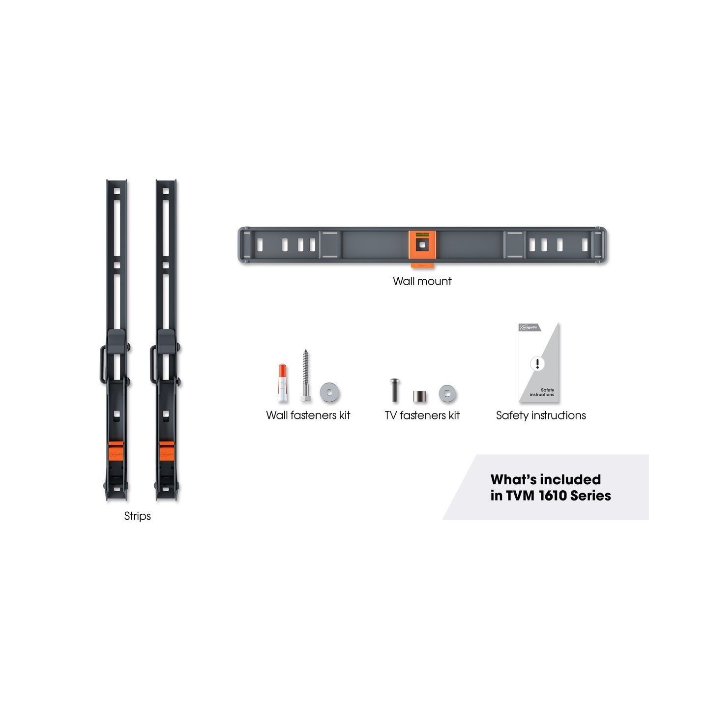 Vogels TV Wall Mount 40-77'' Black - TVM1613 - Tilt — Buy in Cyprus with Fast Delivery