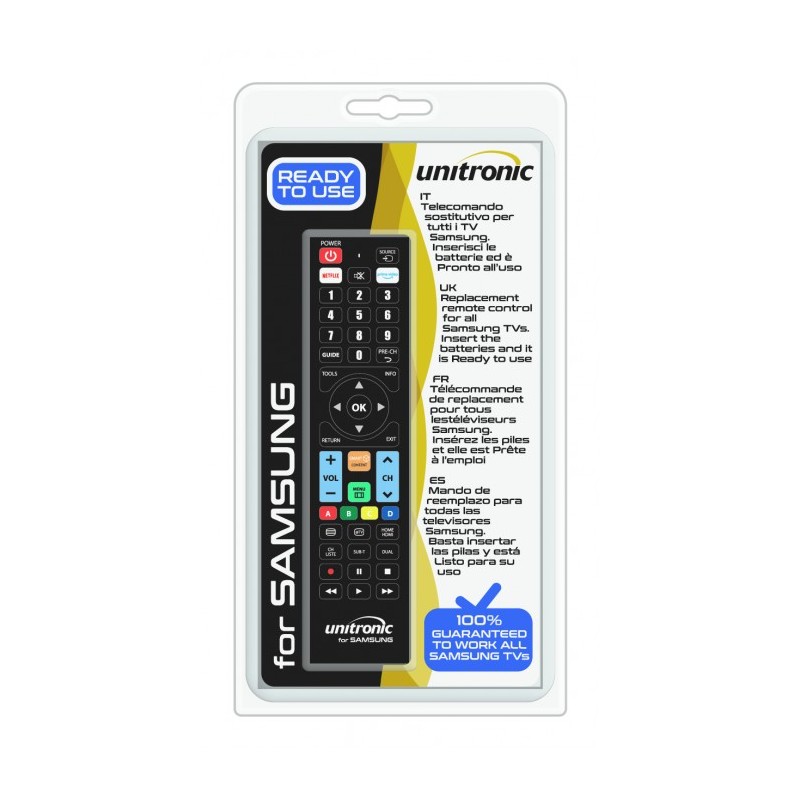 Buy Unitronic TV Replacement Remote Control - Samsung in Cyprus, Nicosia, Limassol, Larnaka, Pafos