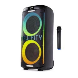 Buy Majority Speakers Portable Karaoke - PULSE P4 - 420W Wireless Mic BT USB RGB UK in Cyprus, Nicosia, Limassol, Larnaka, Pafos