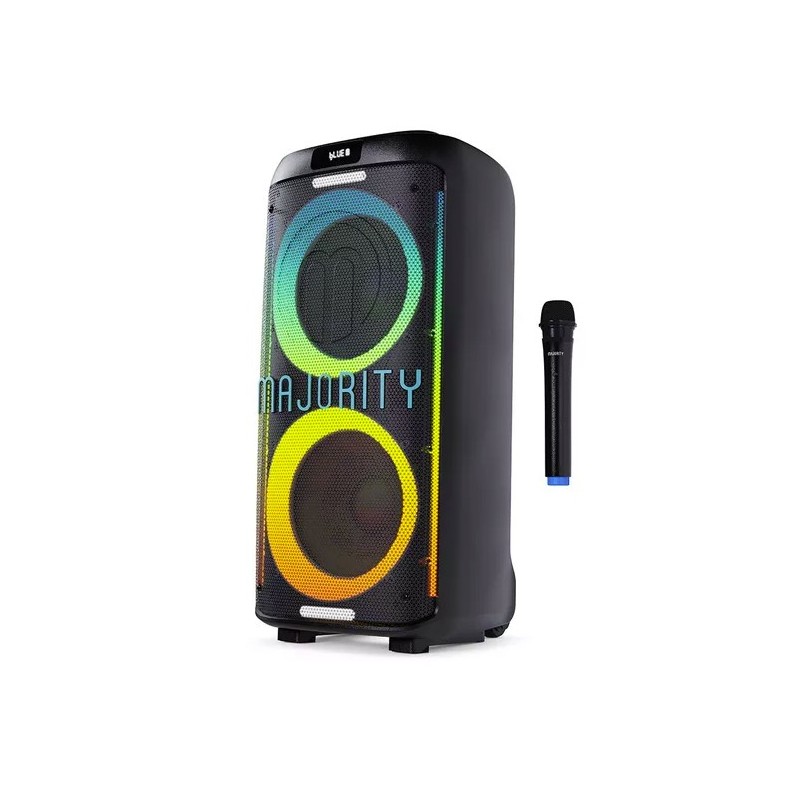 Buy Majority Speakers Portable Karaoke - PULSE P4 - 420W Wireless Mic BT USB RGB UK in Cyprus, Nicosia, Limassol, Larnaka, Pafos