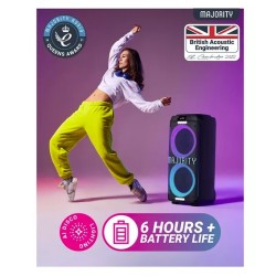 Buy Majority Speakers Portable Karaoke - PULSE P4 - 420W Wireless Mic BT USB RGB UK in Cyprus, Nicosia, Limassol, Larnaka, Pafos