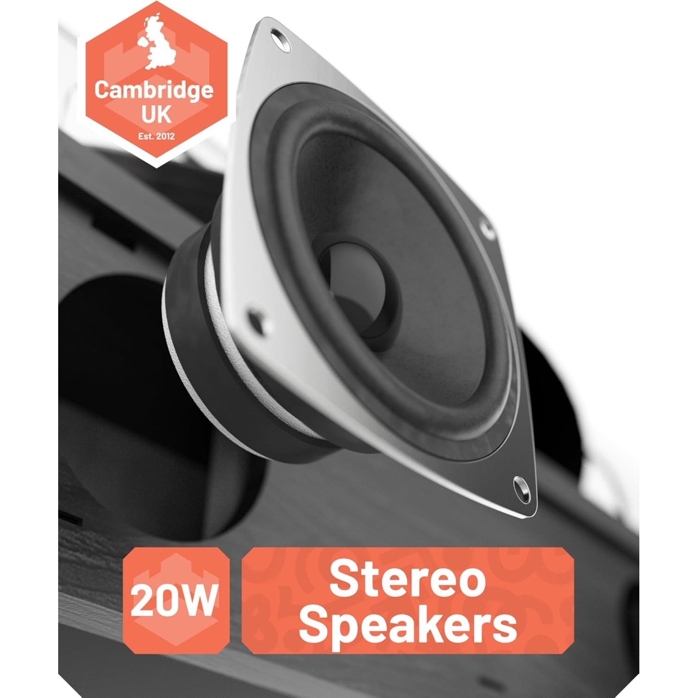 Majority Turntable Belt Drive & Integrated 20W Speakers - TT100 - Oakcastle — Buy in Cyprus with Fast Delivery