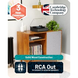 Buy Majority Turntable Belt Drive & Integrated 20W Speakers - TT100 - Oakcastle in Cyprus, Nicosia, Limassol, Larnaka, Pafos