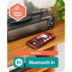 Buy Majority Turntable Belt Drive & Integrated 20W Speakers - TT100 - Oakcastle in Cyprus, Nicosia, Limassol, Larnaka, Pafos