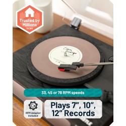 Buy Majority Turntable Belt Drive & Integrated 20W Speakers - TT100 - Oakcastle in Cyprus, Nicosia, Limassol, Larnaka, Pafos