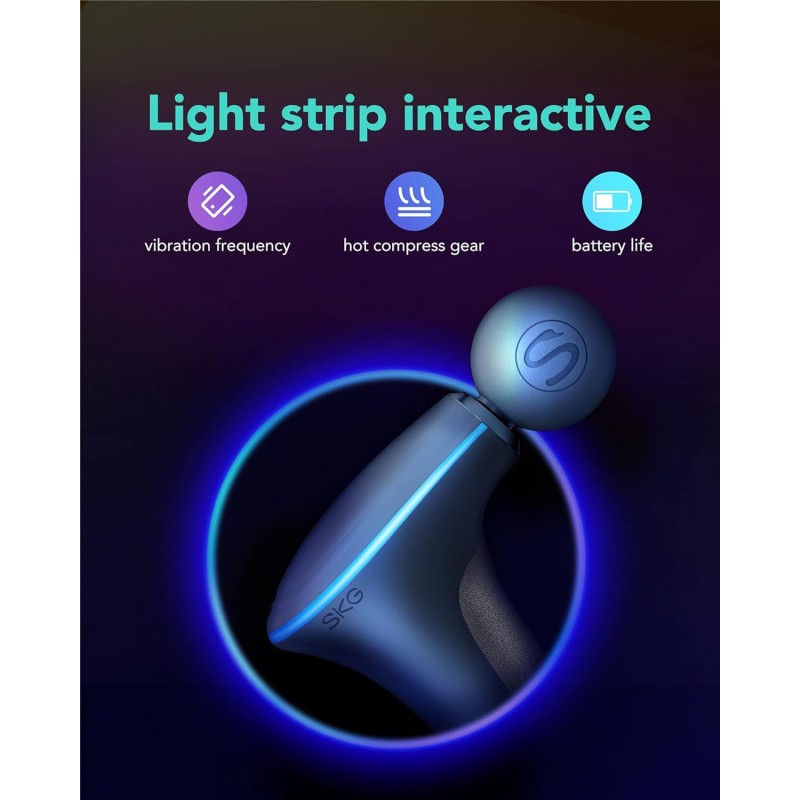 Buy SKG Body Gun Massager - F5-EN - Mini Grey in Cyprus, Nicosia, Limassol, Larnaka, Pafos