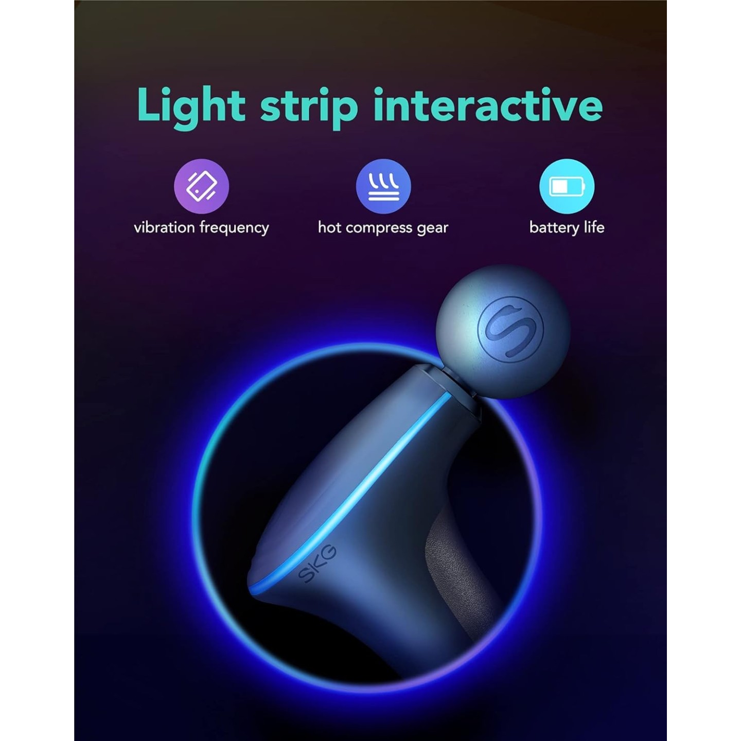 SKG Body Gun Massager - F5-EN - Mini Grey — Buy in Cyprus with Fast Delivery