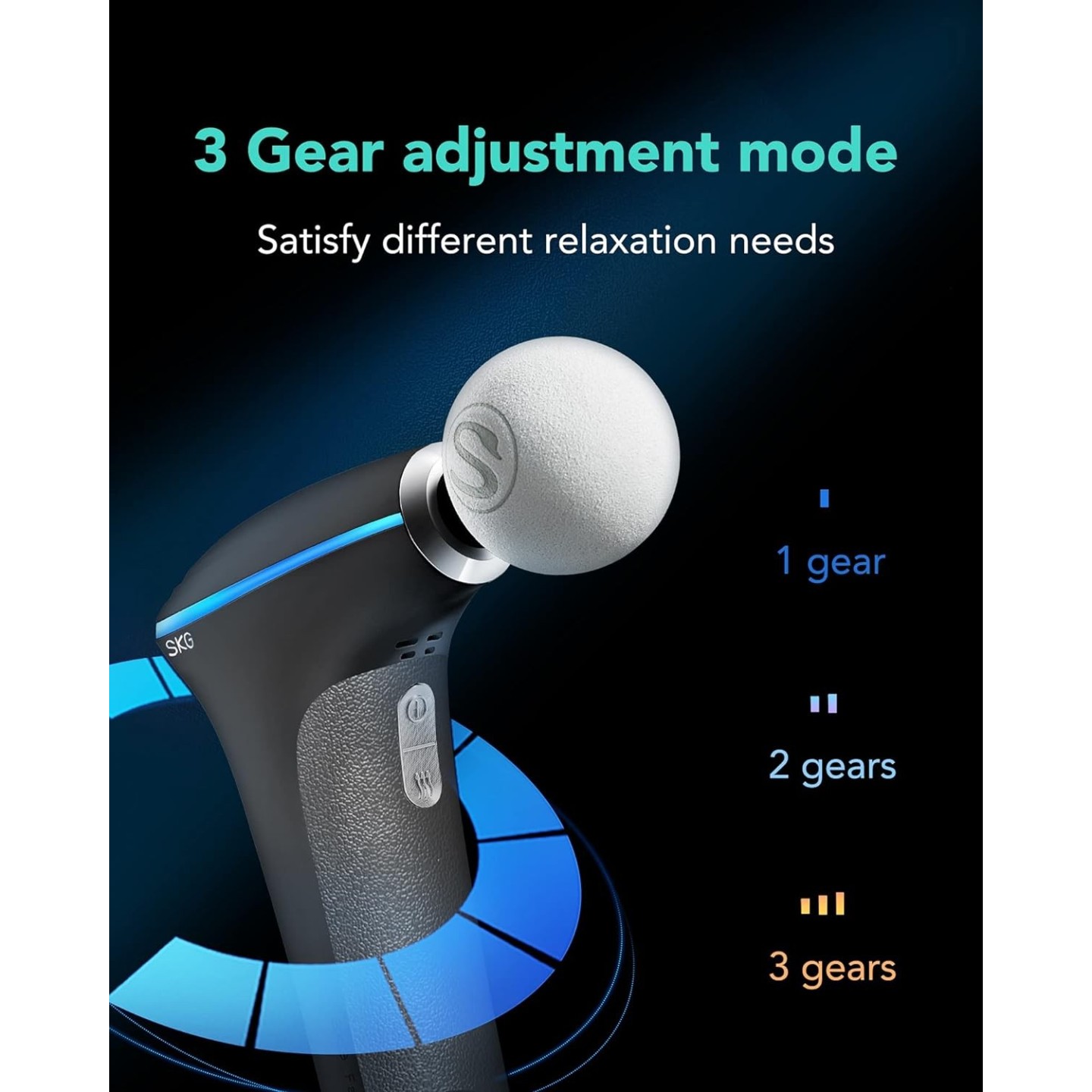 SKG Body Gun Massager - F5-EN - Mini Grey — Buy in Cyprus with Fast Delivery