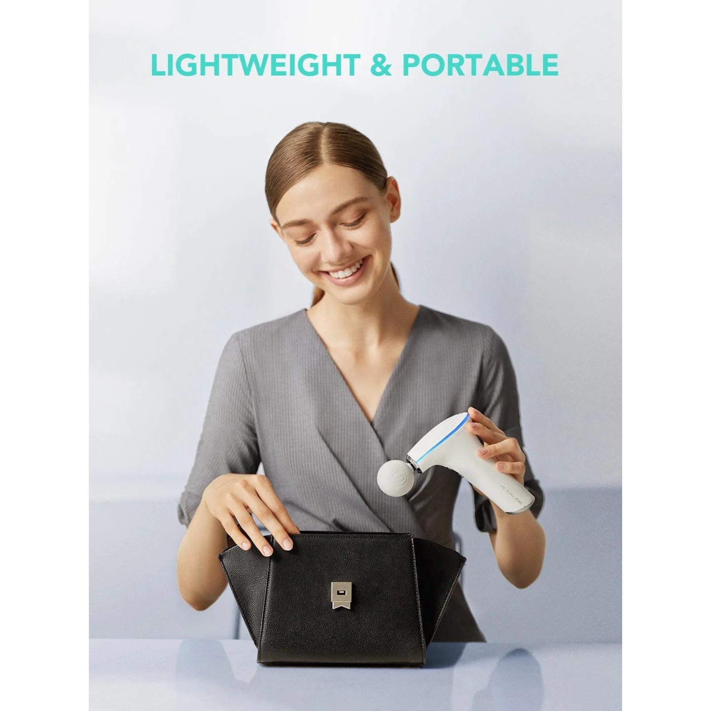 SKG Body Gun Massager - F5-EN - Mini Grey — Buy in Cyprus with Fast Delivery