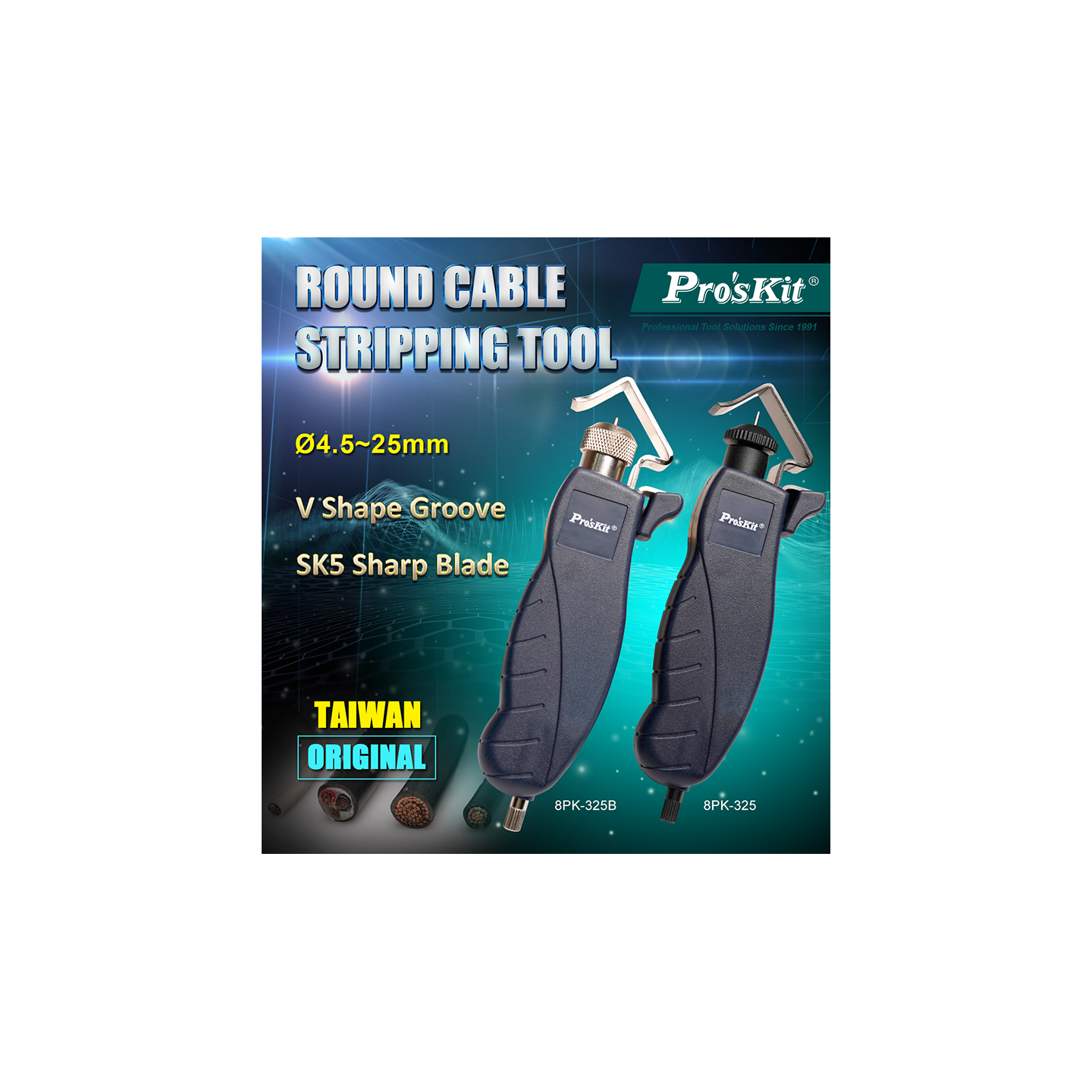 Proskit Wire Slitting and Ringing Tool - 325B - 4.5-25mm 8PK — Buy in Cyprus with Fast Delivery