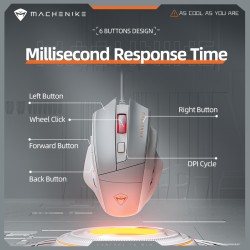 Machenike M3 Wired Gaming Mouse Gray (Boxed) — Buy in Cyprus with Fast Delivery