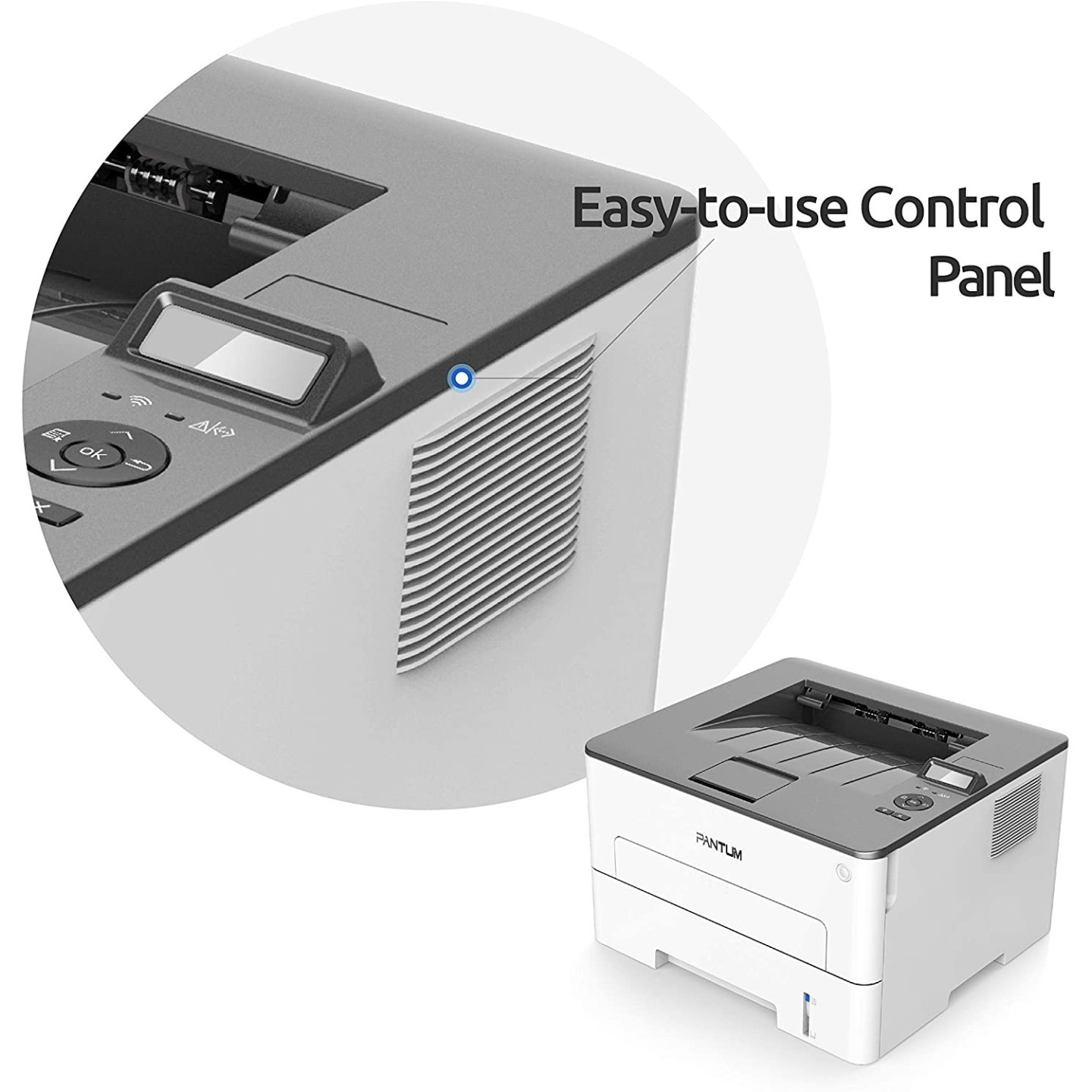 Pantum Laser Printer - P3305DW - Fast Speed MPS Laser Printer WiFi Duplex — Buy in Cyprus with Fast Delivery