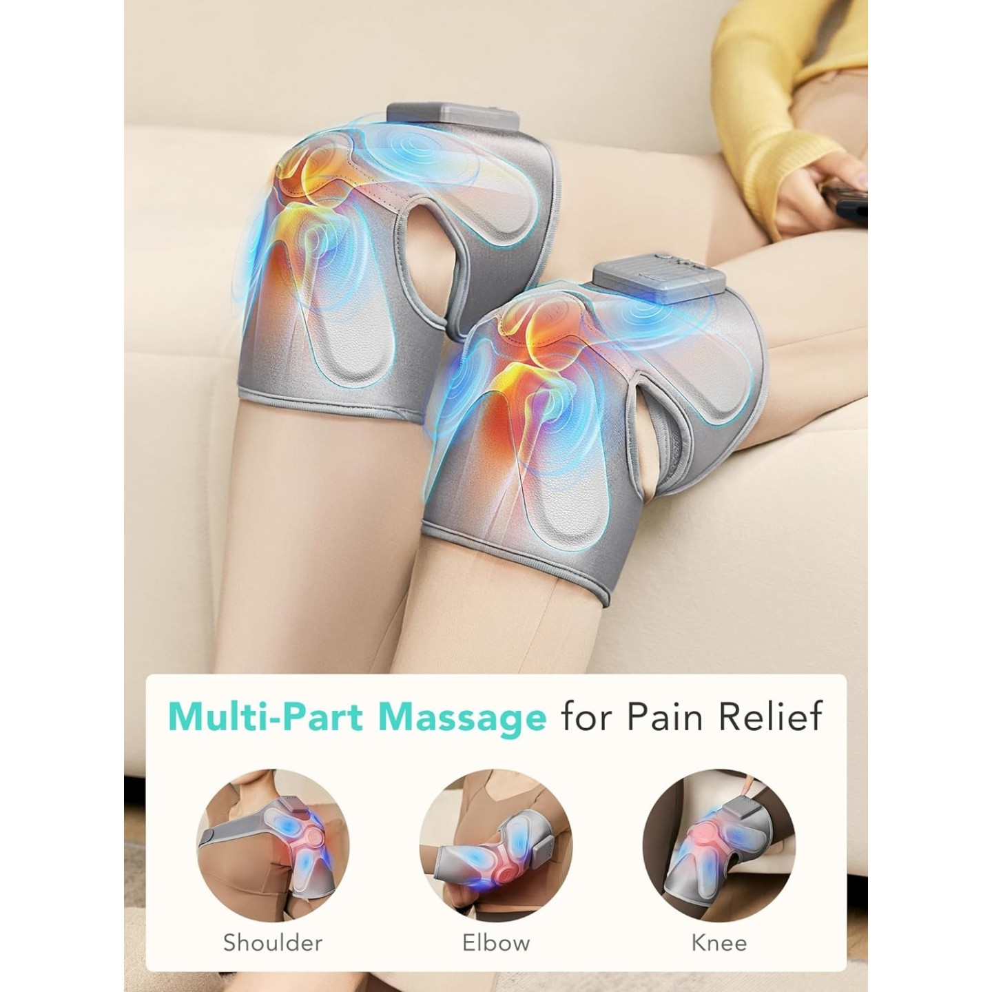 SKG Knee Massager - W3 Pro - Vibration & Heat Knee Massager — Buy in Cyprus with Fast Delivery