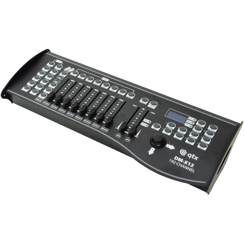 Buy QTX DMX Controller - DM-X12 - 192 Channels with Joystick in Cyprus, Nicosia, Limassol, Larnaka, Pafos