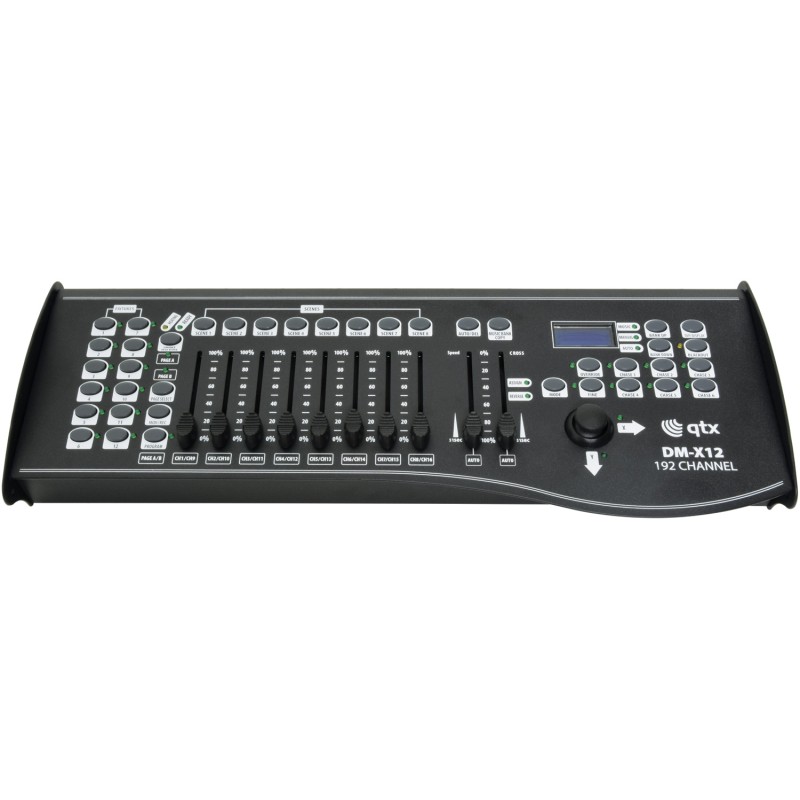 Buy QTX DMX Controller - DM-X12 - 192 Channels with Joystick in Cyprus, Nicosia, Limassol, Larnaka, Pafos