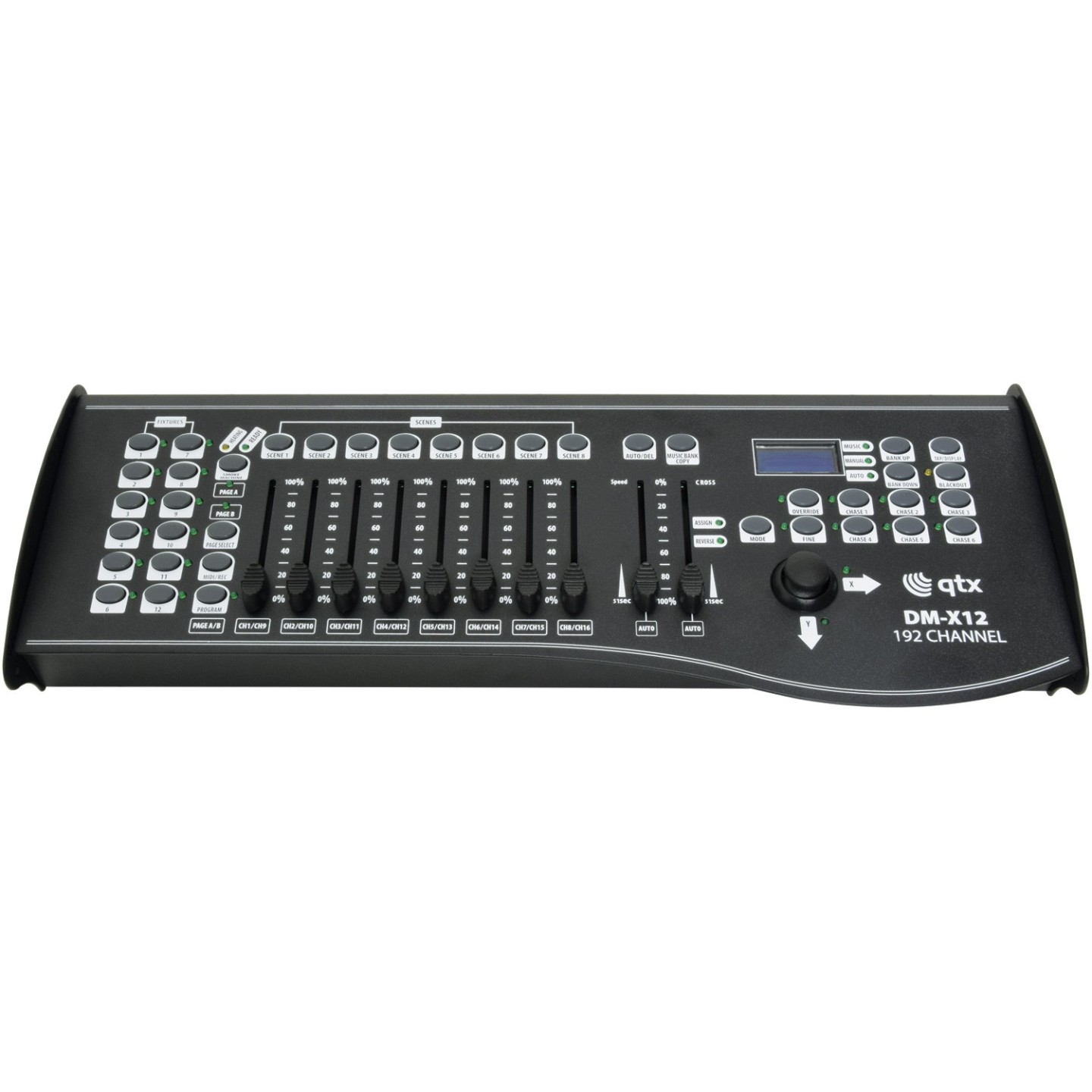 QTX DMX Controller - DM-X12 - 192 Channels with Joystick — Buy in Cyprus with Fast Delivery
