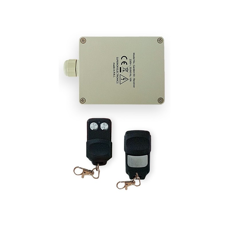 Buy Superior RF KIT Garden - 433MHz Receiver + 2 RC 220V in Cyprus, Nicosia, Limassol, Larnaka, Pafos
