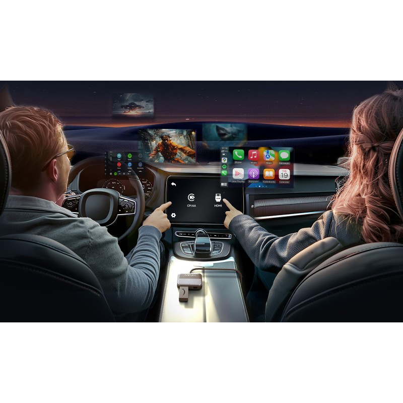 Buy MINIX Car Media Hub - CA361 Plus - Wired to Wireless CarPlay Android Auto HD... in Cyprus, Nicosia, Limassol, Larnaka, Pafos