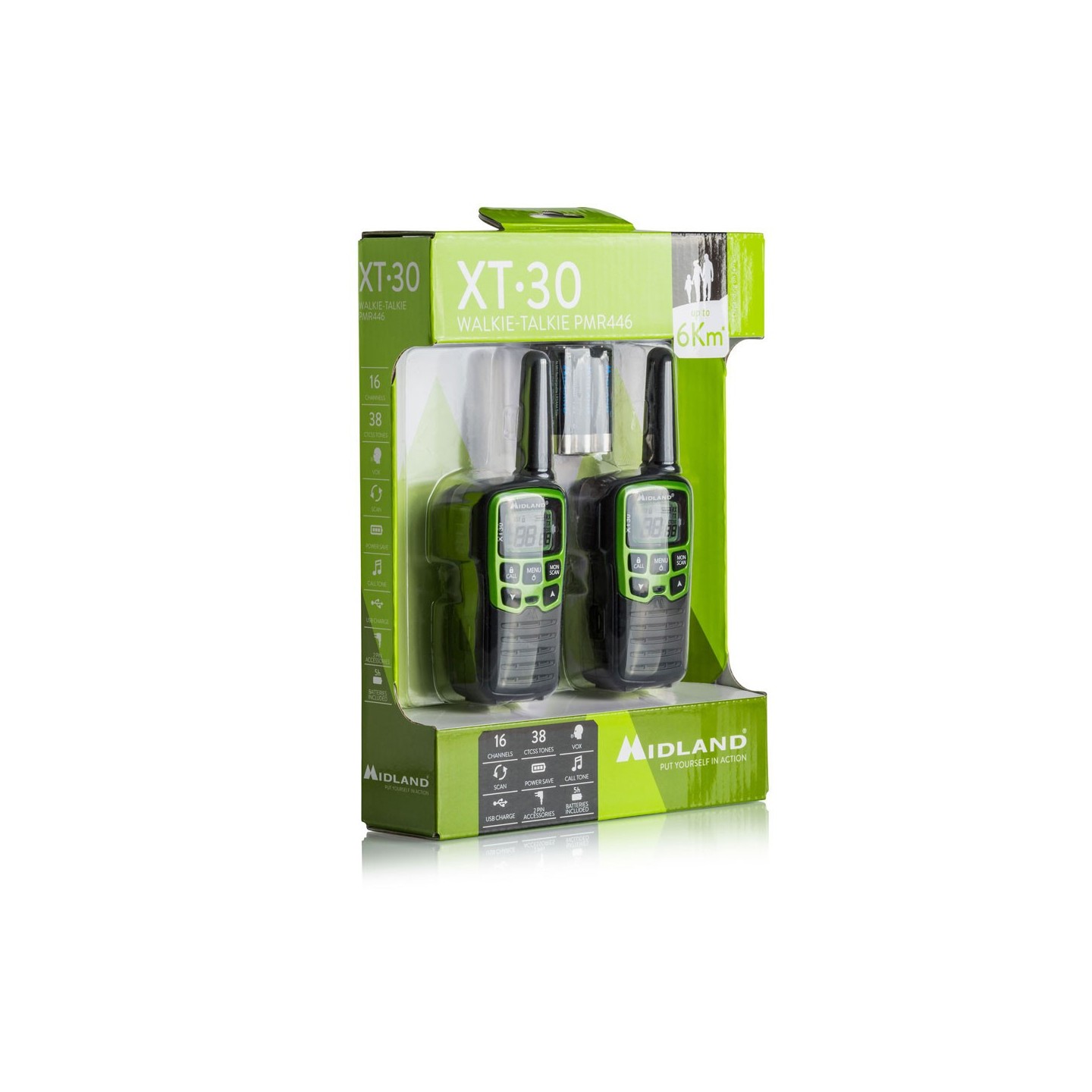 Midland Walkie Talkie - XT30 - Walkie Talkie with USB Charger — Buy in Cyprus with Fast Delivery