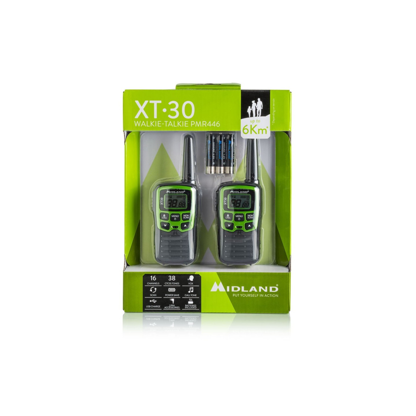 Midland Walkie Talkie - XT30 - Walkie Talkie with USB Charger — Buy in Cyprus with Fast Delivery