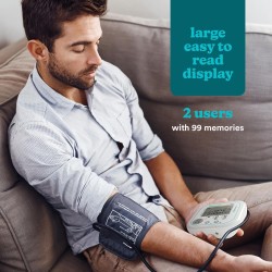 Buy HoMedics Diagnostics Blood Pressure Monitor - BPA-5020 - Arm Auto in Cyprus, Nicosia, Limassol, Larnaka, Pafos