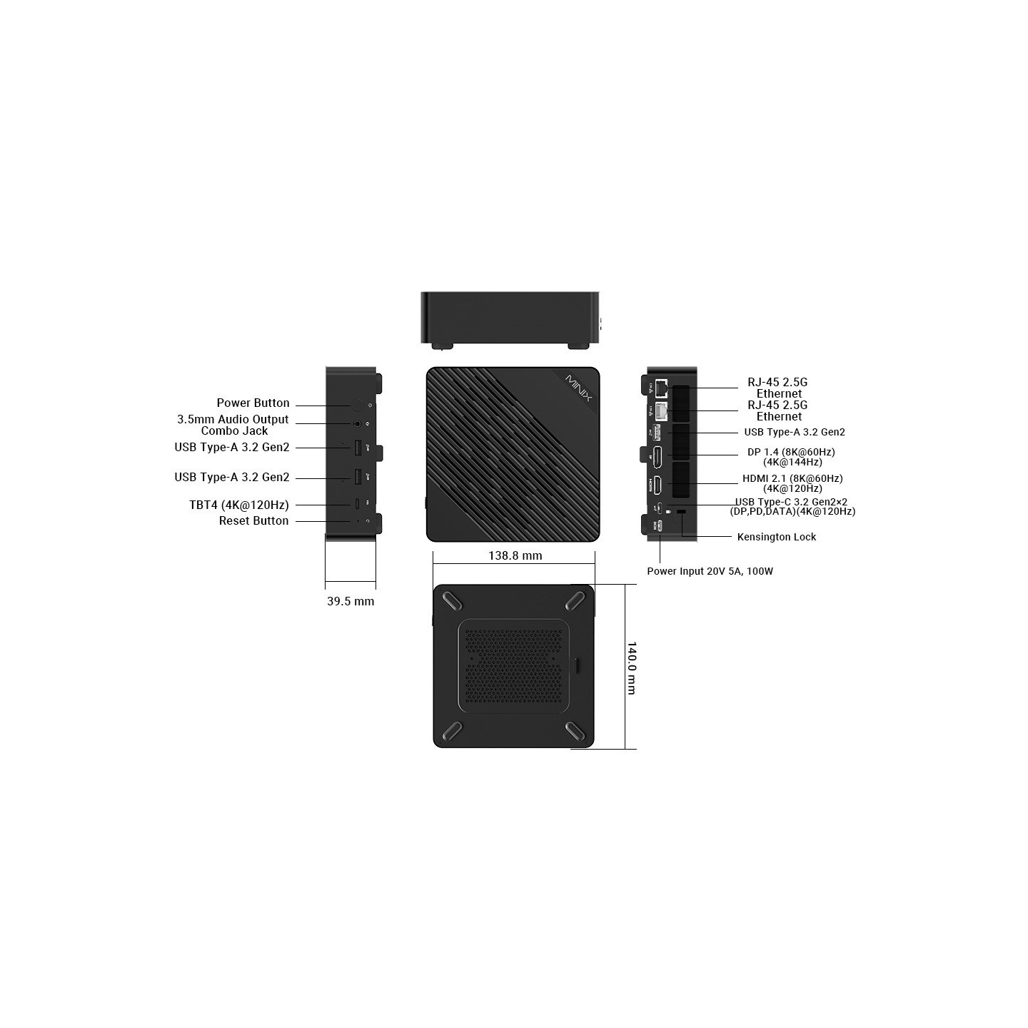 MINIX Elite EU512-AI Mini PC Ultra5-125H 16GB DDR5 512GB SSD (Boxed) — Buy in Cyprus with Fast Delivery