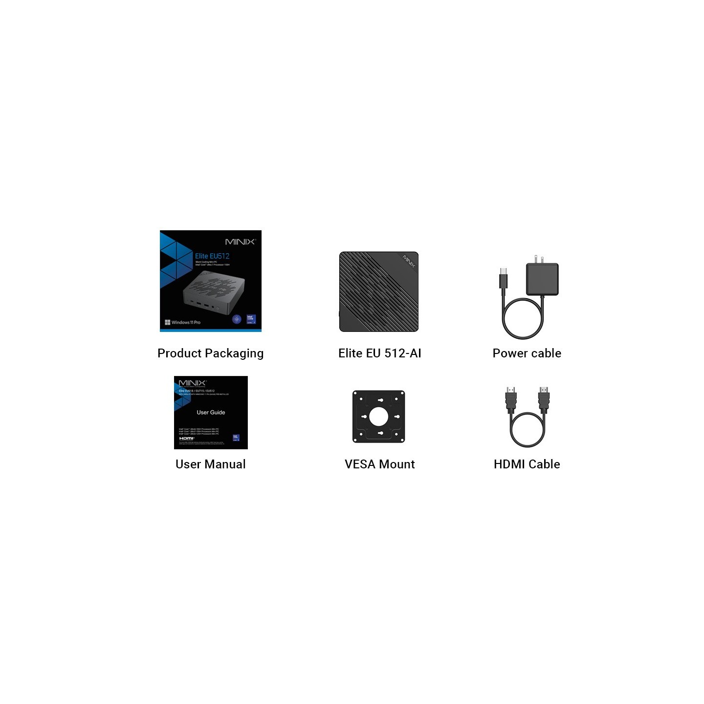 MINIX Elite EU512-AI Mini PC Ultra5-125H 16GB DDR5 512GB SSD (Boxed) — Buy in Cyprus with Fast Delivery