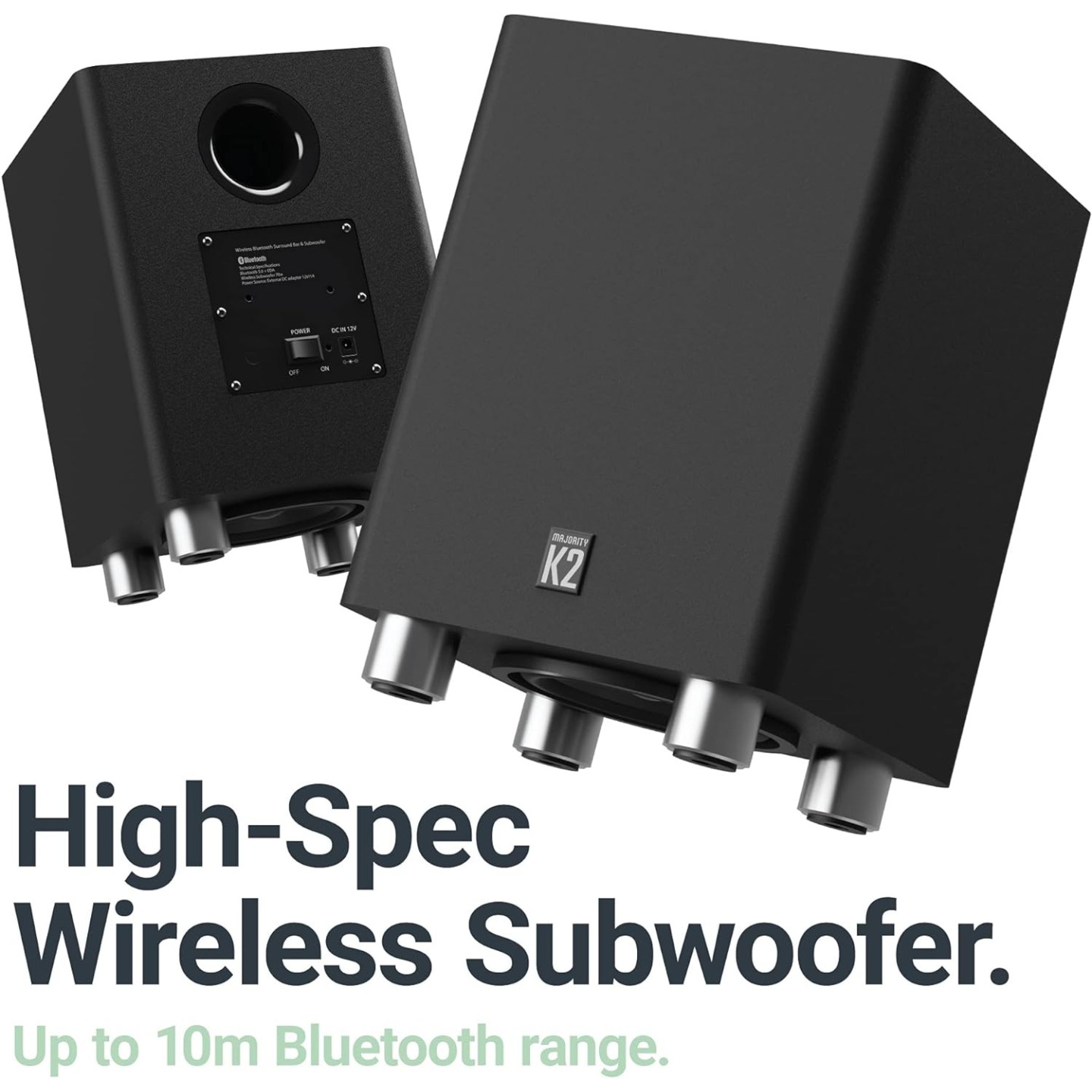 Majority Soundbar - K2 - 150W Wireless Subwoofer BT-USB-HDMI — Buy in Cyprus with Fast Delivery