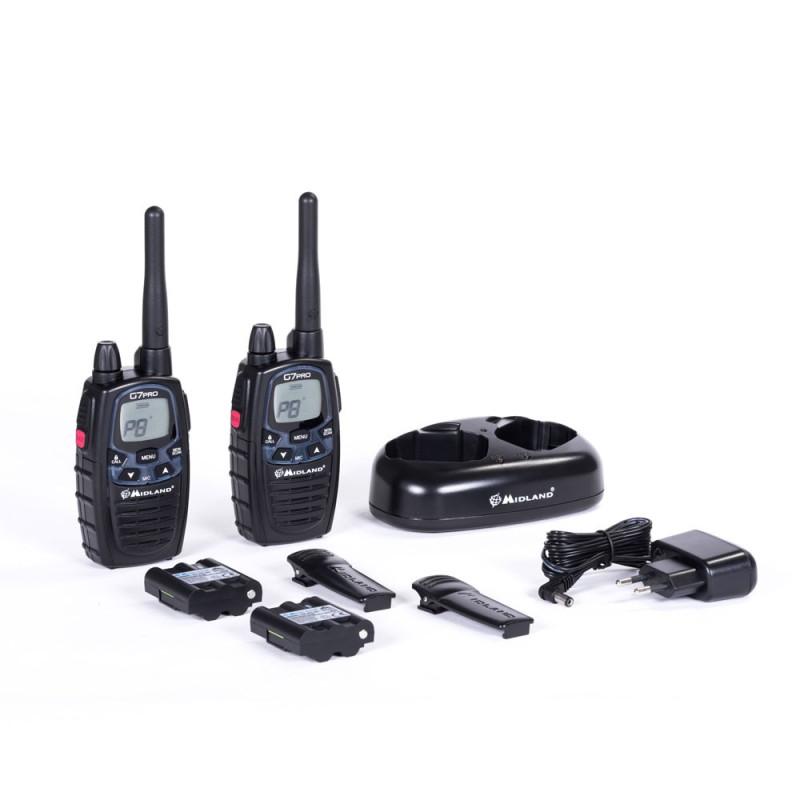 Buy Midland PMR Radio Pair with Charging Dock - G7 Pro - PMR Radio Pair with Cha... in Cyprus, Nicosia, Limassol, Larnaka, Pafos