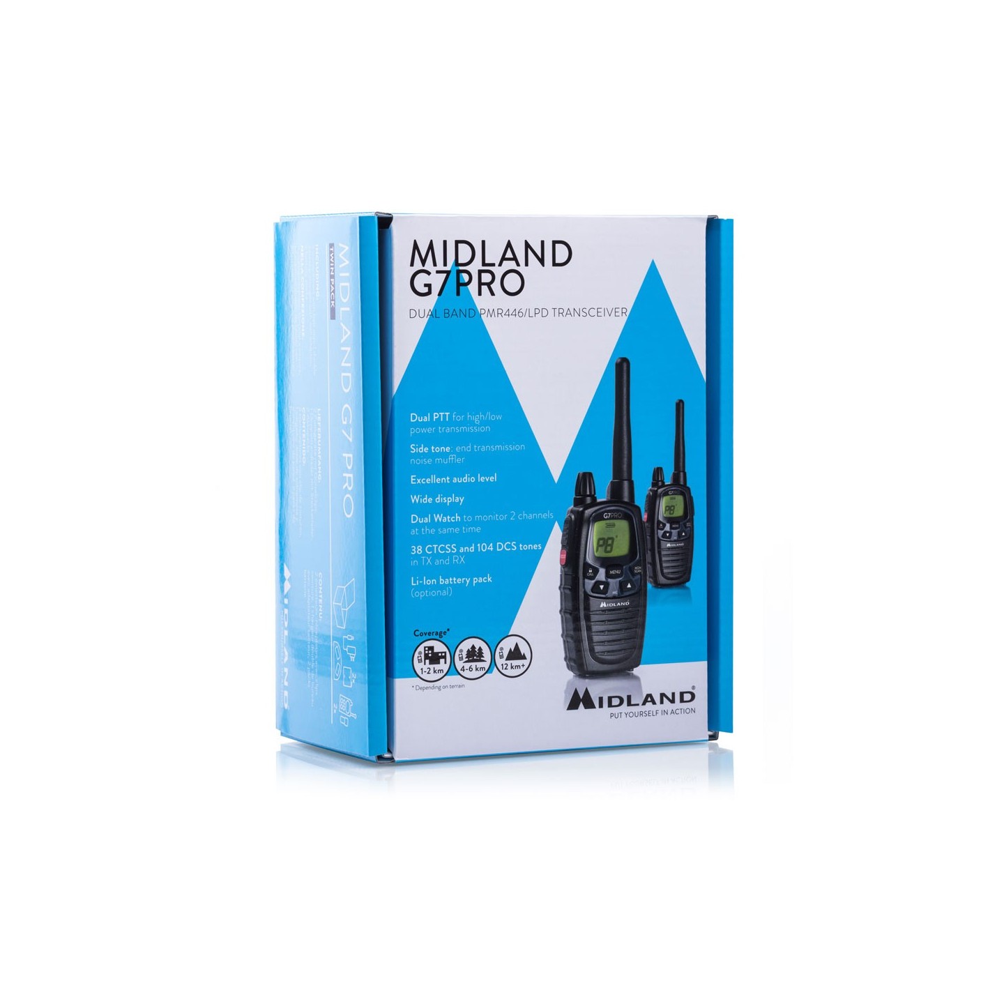 Midland PMR Radio Pair with Charging Dock - G7 Pro - PMR Radio Pair with Charging Dock — Buy in Cyprus with Fast Delivery