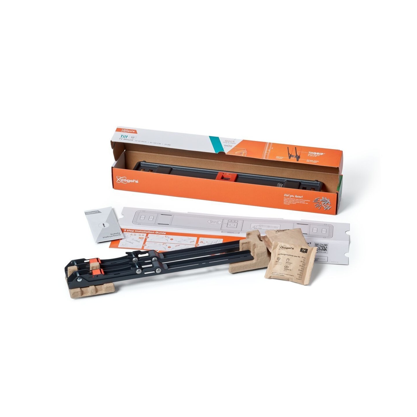 Vogels TV Wall Mount - TVM1413 - Tilt 32-65'' Black — Buy in Cyprus with Fast Delivery