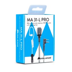 Midland MA31-L Pro Earphone Mic for XT/G Series (Boxed) — Buy in Cyprus with Fast Delivery