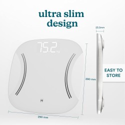 Buy HoMedics Body Scale Essential with Body Comp Analyser - SCL-BC145 - Black Du... in Cyprus, Nicosia, Limassol, Larnaka, Pafos