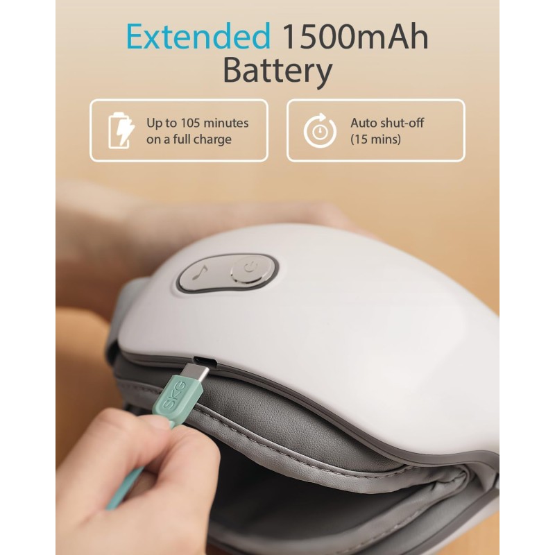 Buy SKG Eye Massager - ES500 - Skin Friendly-Hot Compress-Music-Black in Cyprus, Nicosia, Limassol, Larnaka, Pafos