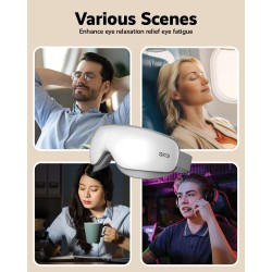 Buy SKG Eye Massager - ES500 - Skin Friendly-Hot Compress-Music-Black in Cyprus, Nicosia, Limassol, Larnaka, Pafos