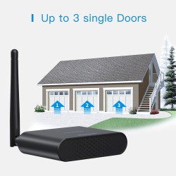 Buy Meross Homekit Smart Wi-Fi Garage Door Opener Up To 3 Garage Doors - MSG200H... in Cyprus, Nicosia, Limassol, Larnaka, Pafos